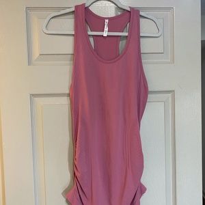 athlete muted pink tank size small
